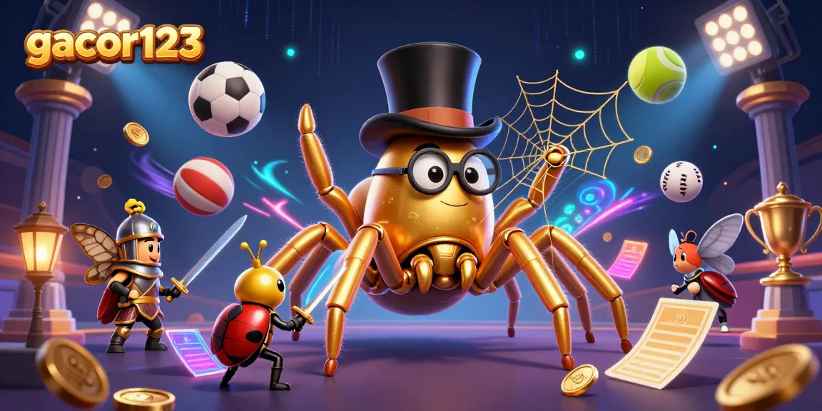 Engage in thrilling play on gacor123 with dynamic sports elements and an adventurous 3D scene.