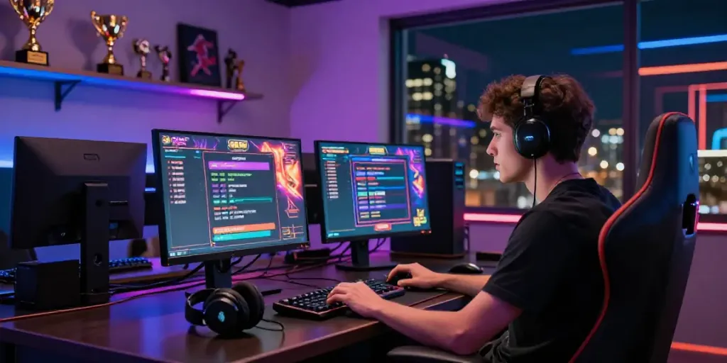 Experience pesgslot excitement in a dynamic online gaming workspace.