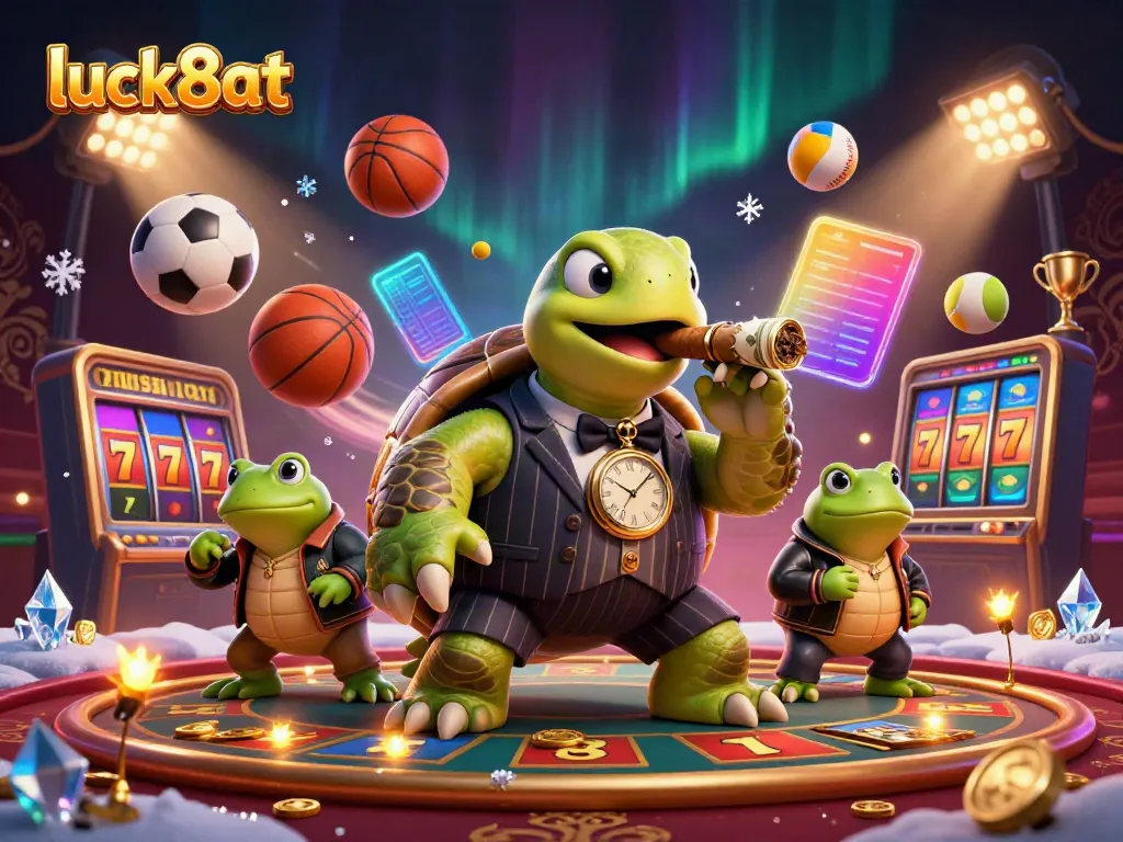 Engage in thrilling fun at luck8at with unique characters amidst a dynamic casino experience.