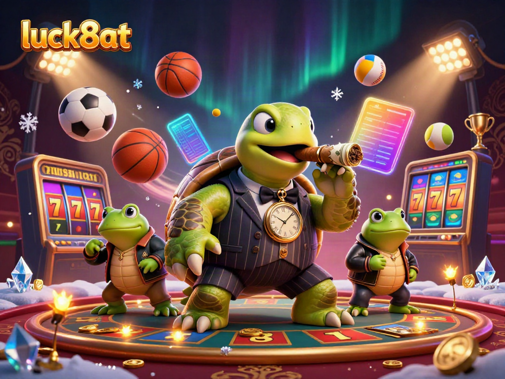 Engage in thrilling fun at luck8at with unique characters amidst a dynamic casino experience.