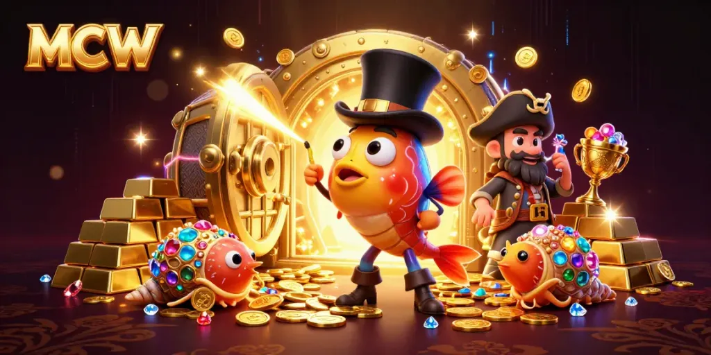 Experience the thrill of gaming at MCW with dazzling treasures and vibrant characters.
