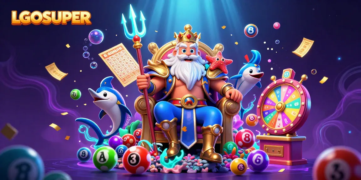 Engage with LGOSUPER's vibrant online gaming scene featuring Neptune, lucky balls, and a treasure of prizes.