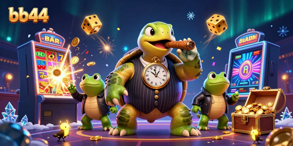 Experience vibrant gaming with bb44's colorful slot explosion and lively characters.