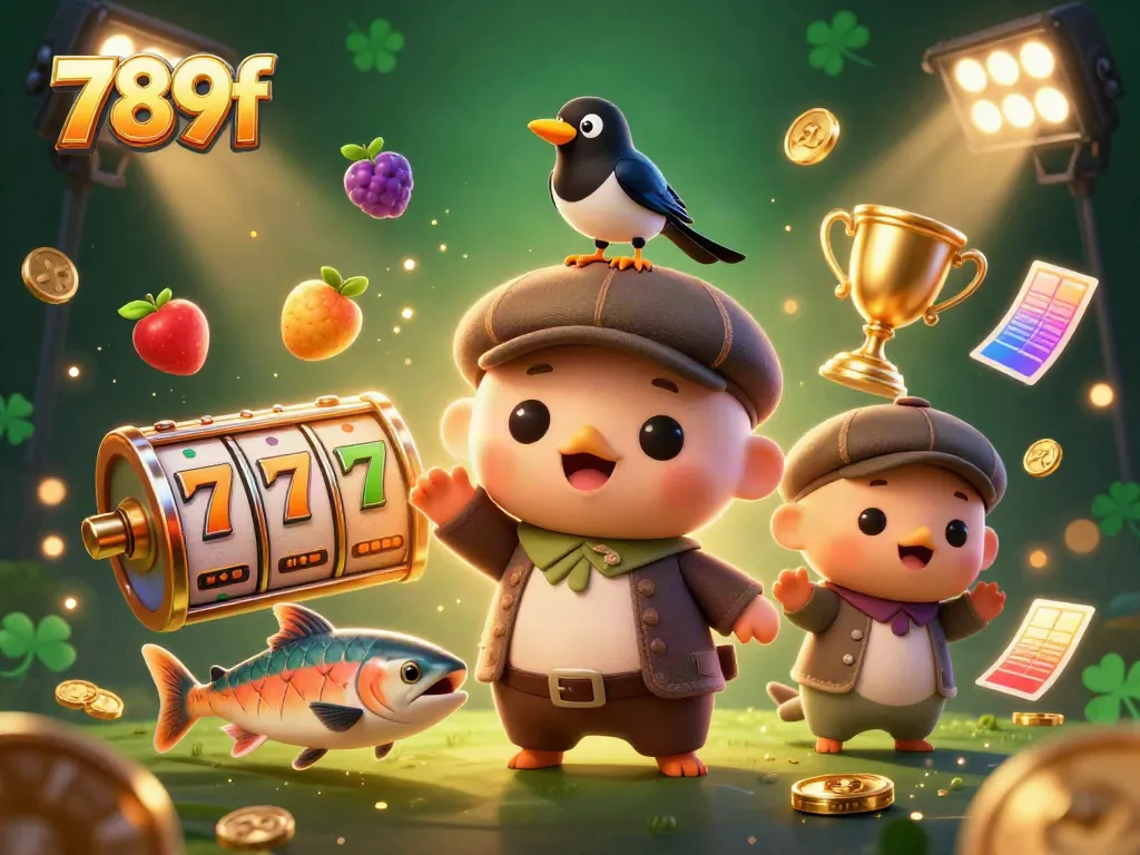 Experience thrilling wins with 789f in a colorful jackpot illustration featuring an adorable Nessie.
